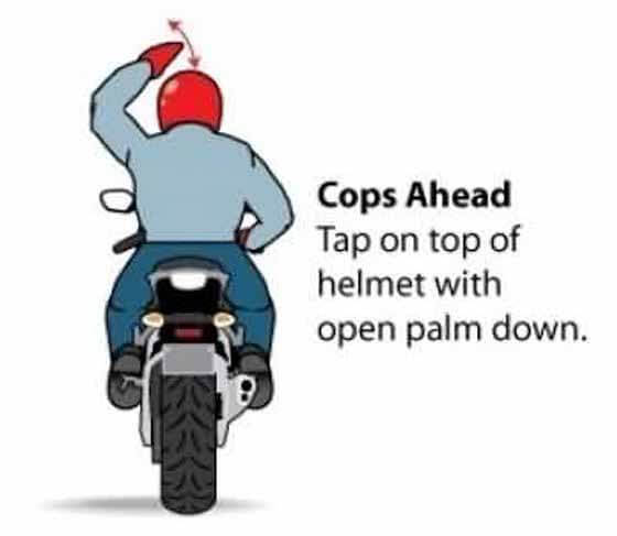 cops ahead