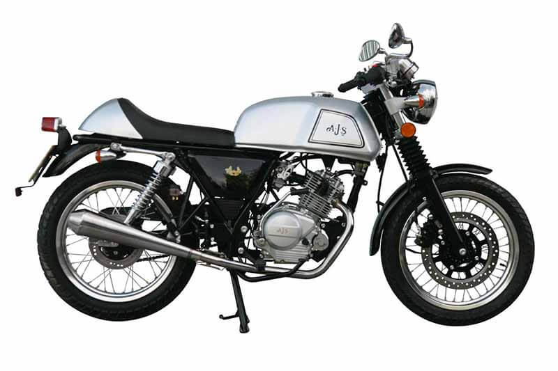 AJS Cadwell 125 Cafe Racer silver